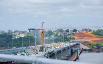 4e pont, routes de Dabou et de la prison civile, Y4… – Le district d’Abidjan satisfait de l’état d’avancement des travaux du PTUA